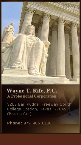 Wayne T. Rife- Attorney Appellate Practice